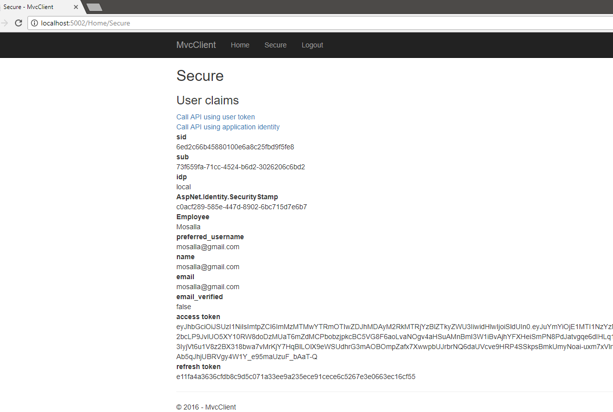 Policy based Authorization Using Asp.Net Core 2 And IdentityServer4