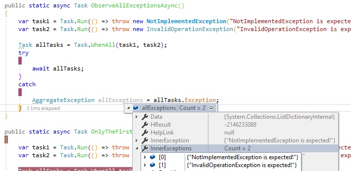 c# - Try/Catch Wrap Around Task.Run not Handling Exception - Stack Overflow